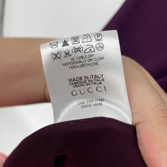 Gucci Purple Zipper cap sleeve sheath mini dress - Picture 13 of 16
